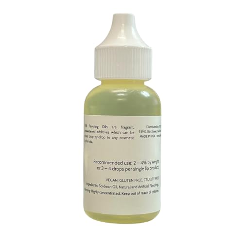 TKB Strawberry Flavor Oil for DIY Cosmetics & Lip Care - 1oz