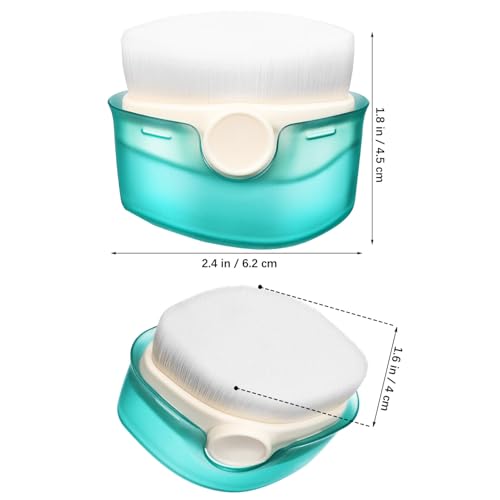 Sunscreen Applicator Brush with Protective Cover - Travel-Friendly Face Tool