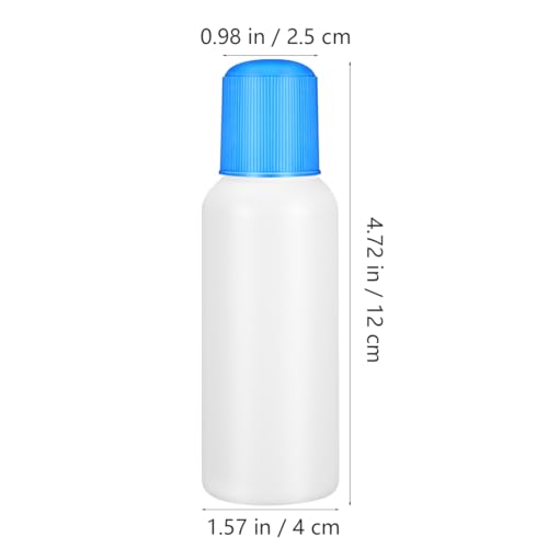 Zerodeko 4-Pack Refillable Sponge Head Bottles for Liquid Dispensing