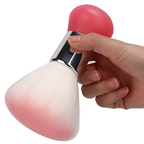 Luatoxry Pink Barber Neck Duster Brush for Hair Cutting & Shaving