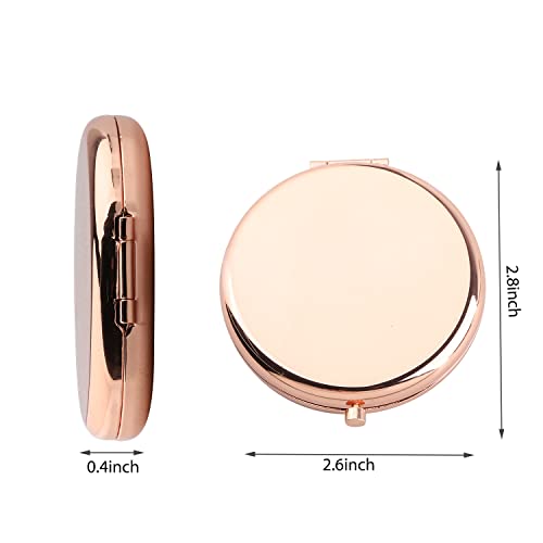 WUSUANED Practically Perfect Movie Quote Makeup Mirror - Silver
