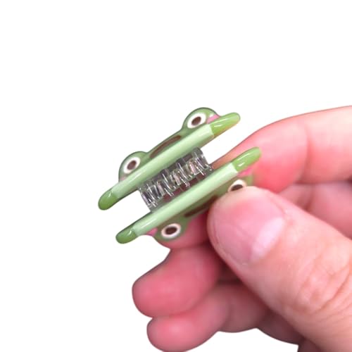 Mini Frog Hair Clip - Pack of 2 Cellulose Acetate Hair Clips
