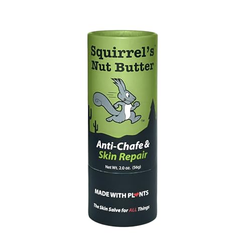 Squirrel's Nut Butter Anti-Chafe Balm - Natural Vegan 2oz for Athletes
