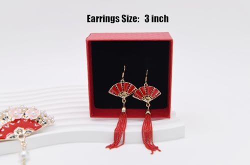 GallaRato Retro Chinese Hair Stick with Fan Decor - Elegant Hairpin