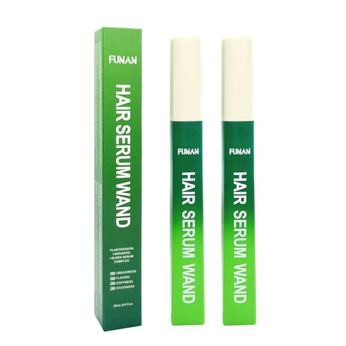 PasaRose 2 Pack Frizz Tamer Hair Serum Stick with Natural Oils, 0.3 Fl Oz Each