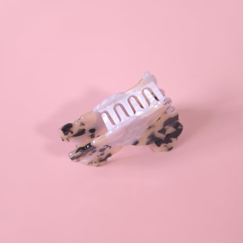 S14 Australian Shepherd Dog Hair Clips - Small Acetate Claw Clips for Women