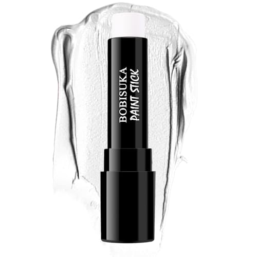 BOBISUKA White Face Paint Stick for Halloween & Cosplay Makeup