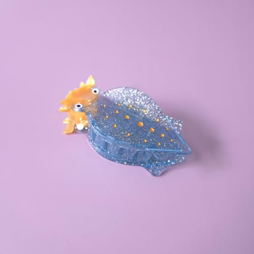 Fantasy Cuttlefish Hair Claw Clip - Durable Acetate Ocean Animal Design