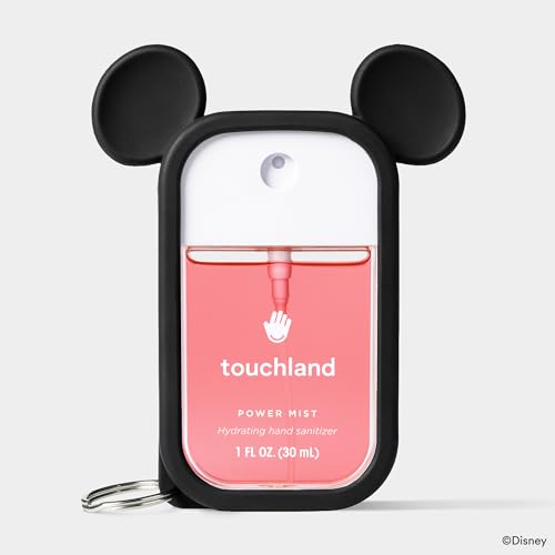 Disney Mickey Mouse Touchland Hand Sanitizer Case with Keyring