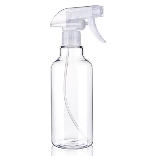 16.9oz Refillable Plastic Spray Bottle - Adjustable Mist & Stream Nozzle