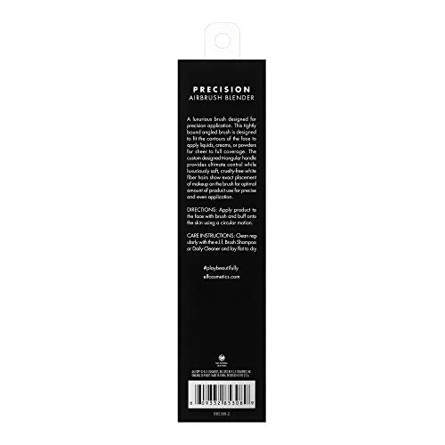 e.l.f. Angled Precision Airbrush Blender Makeup Brush - Vegan & Cruelty-Free