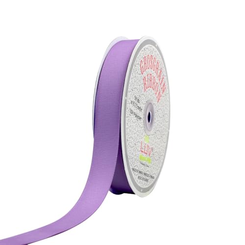 LUV Ribbons 7/8-Inch Grosgrain Ribbon - 50 Yards, Lavender