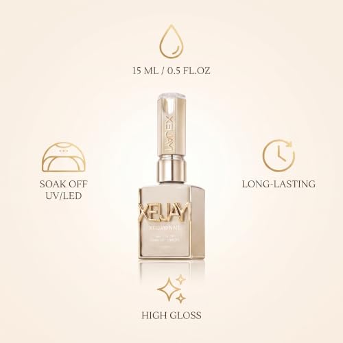 Sheer Nude Pink Jelly Gel Nail Polish - 15ml Soak-Off UV/LED Formula