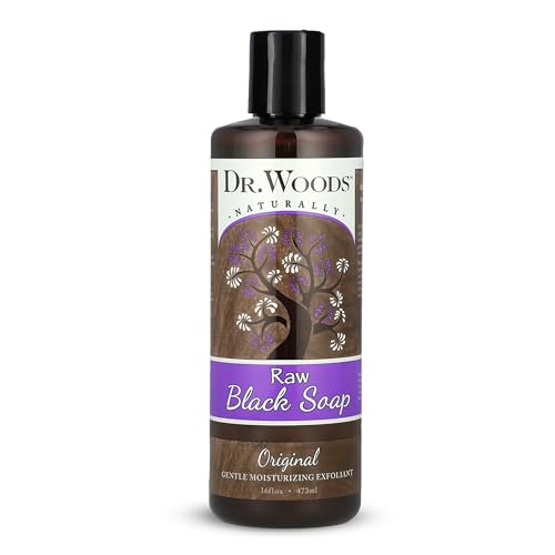 Dr. Woods Raw Liquid Black Soap with Organic Shea Butter - 16 Fl Oz