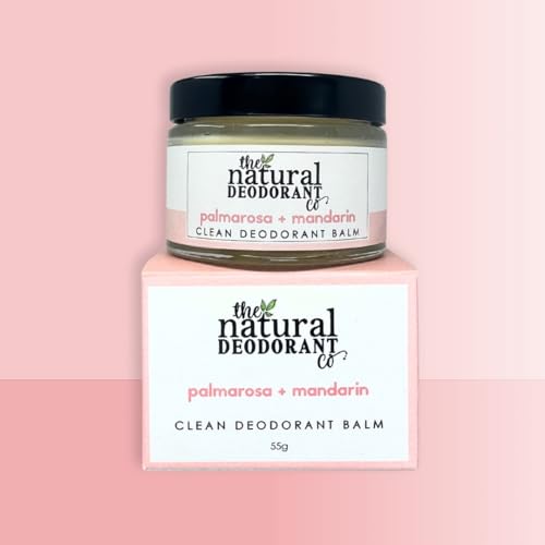 The Natural Deodorant Co. Clean Deodorant Balm - Palmarosa & Mandarin 55g