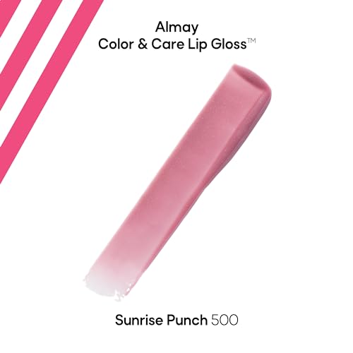 Almay Color & Care Hydrating Lip Gloss, 500 Sunrise Punch (Pack of 2)