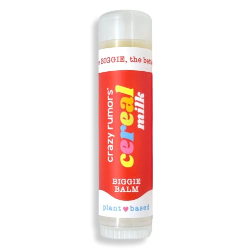 Crazy Rumors Biggie Lip Balm - Cereal Milk, 0.6 oz Jumbo Moisturizing Stick