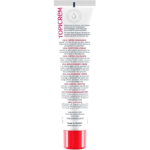Topicrem CICA Repair Cream for Sensitive Skin - 100ml