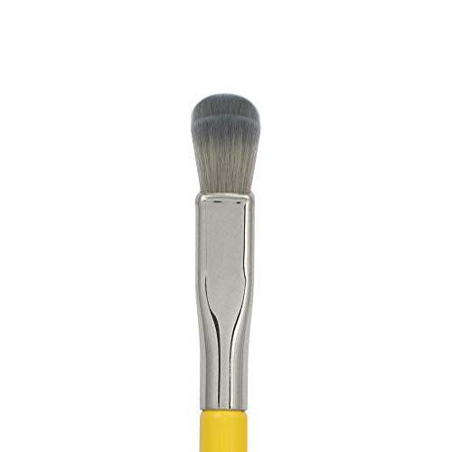 Professional Makeup Brush Double Dome Blender for Eyes - Vegan Synthetic Fibers