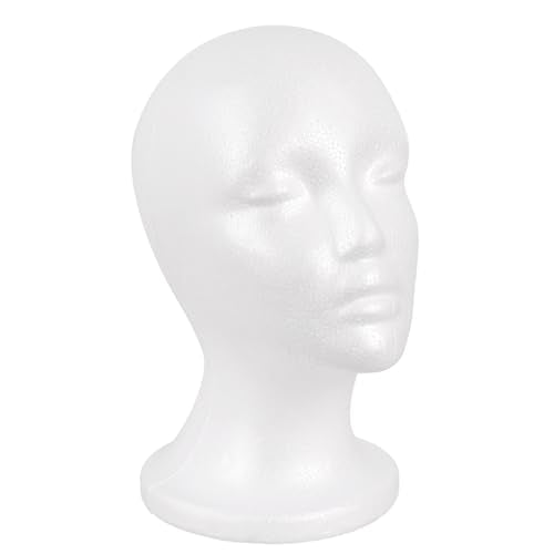 MapofBeauty Foam Wig Stand for Wigs & Hats - 20.5 Inch Head