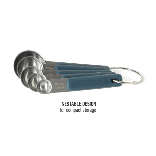Calphalon 5-Piece Measuring Spoon Set with Silicone Grip