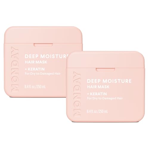 MONDAY Haircare Deep Moisture Hair Mask with Keratin - 250mL Dual Pack