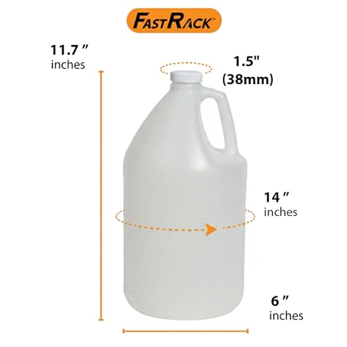 FastRack 1 Gallon BPA-Free Water Jug with Lid - Leak-Proof & Food Grade