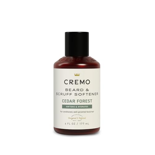 Cremo Cedar Forest Beard Softener | Softens Coarse Facial Hair in 30 Seconds