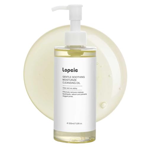 Lopeie 200ml Deep Cleansing Oil for Makeup & Sunscreen Removal – Gentle, Hydrating Facial Cleanser for All Skin Types