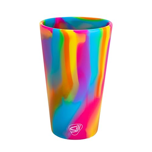 Silipint 16oz Unbreakable Silicone Pint Glass - BPA-Free, Dishwasher Safe Tumbler for Hot & Cold Drinks