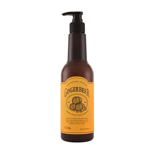 Ginger Beer Shampoo for Hair Loss & Scalp Care - 16.9 fl oz