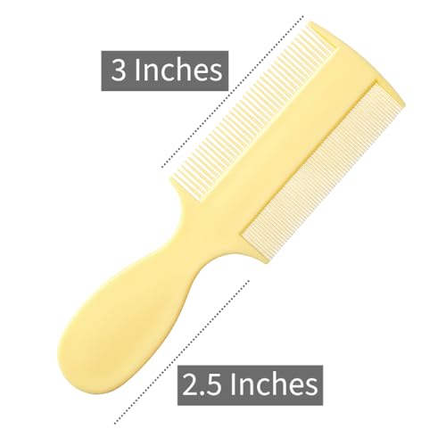 Vakly Fine Tooth Comb Set - Double-Sided Baby Grooming 3 Pack