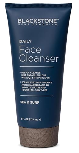 Blackstone Men's Daily Face Cleanser with Hyaluronic Acid - 6oz