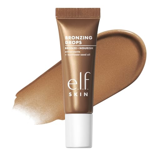 e.l.f. SKIN Bronzing Drops Mini - Tinted Serum for Radiant Glow