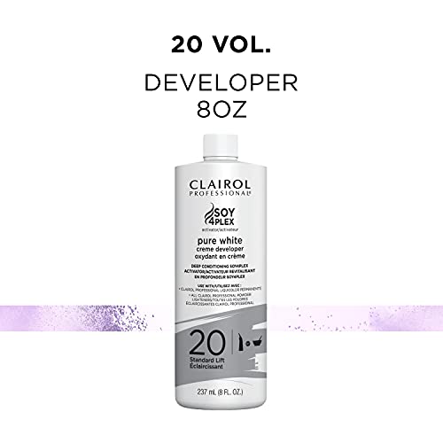 Clairol Professional 20 Volume Creme Developer - Pure White with Conditioners