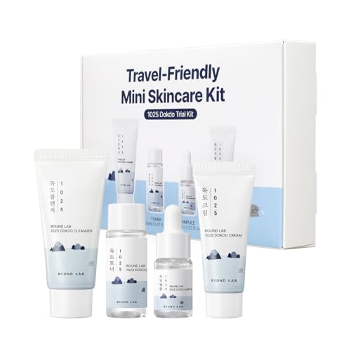 ROUND LAB Dokdo Hydrating Mini Kit for Dry & Sensitive Skin