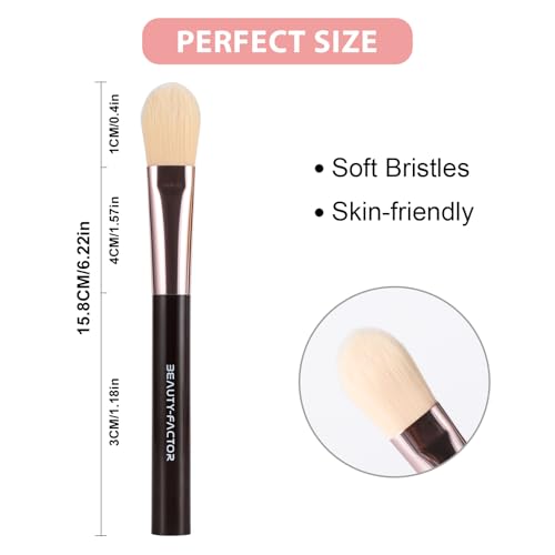 BeautyFactor Facial Mask Application Brush - Soft Bristle Skincare Tool