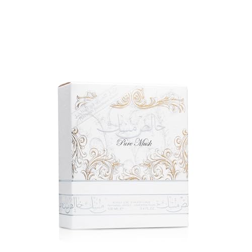 Lattafa Pure Musk Eau de Parfum for Unisex, Oriental Fragrance, 100ml