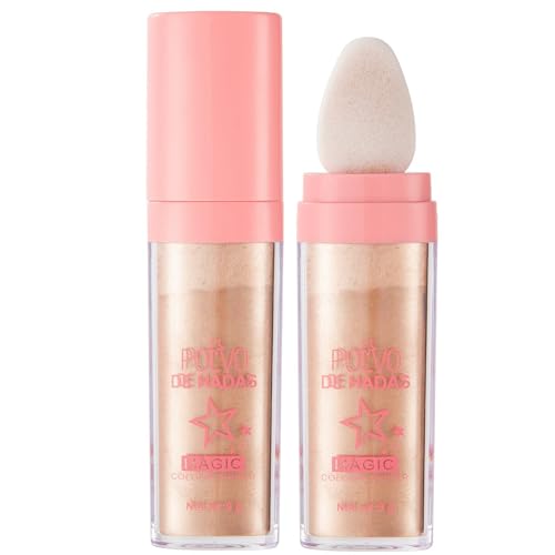 Fairy Dust Highlighting Powder – Golden Brown Shimmer for Face & Body