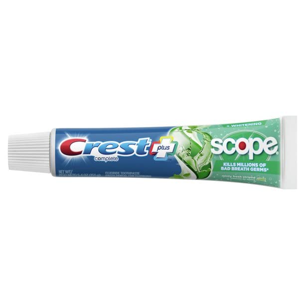 Crest Whitening Toothpaste with Scope Mint 5.4oz - Pack of 6