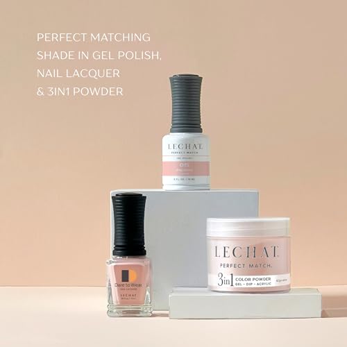 LeChat Perfect Match Gel Polish - Blood Orange (0.5 Fl Oz) - Long Lasting & Easy Application