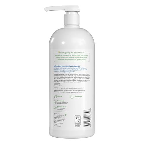 Alba Botanica Daily Moisturizing Body Lotion with Shea Butter, 32 Oz
