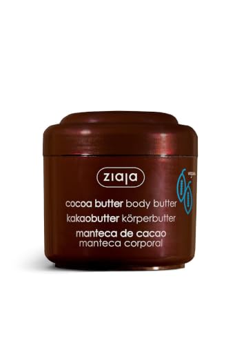Ziaja Cocoa Butter Body Butter 200ml - Nourishing Skin Moisturizer for Soft, Elastic Skin