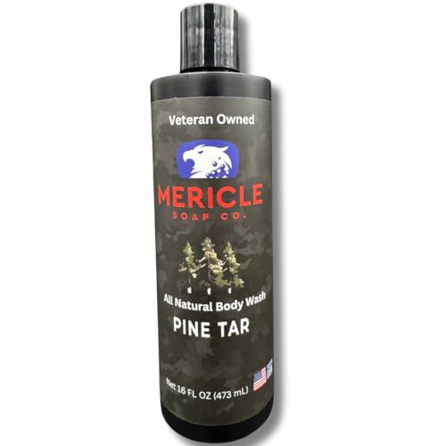 Mericle Soap Co. Pine Tar Body Wash - 16 fl oz Natural Men's Soap