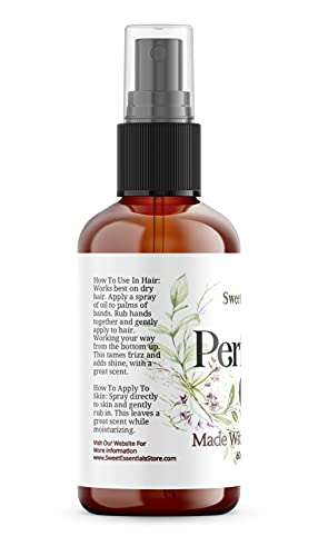 Jasmine Vanilla Perfume Oil - 2 Fl Oz | Organic & Alcohol-Free