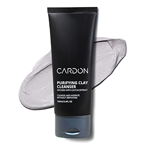 Cardon Men's Deep Pore Cleansing Clay Face Wash 3.4 Fl Oz - Oil & Acne Control