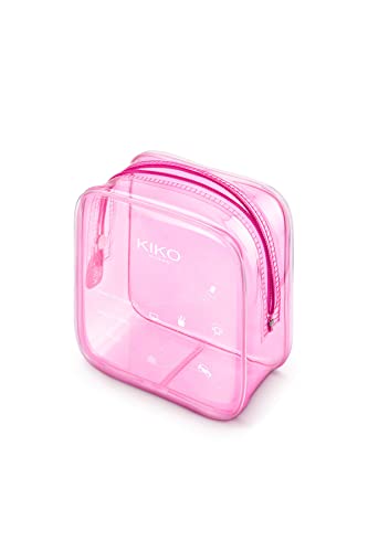 KIKO Milano Mini Transparent Beauty Bag - Compact Travel Pouch