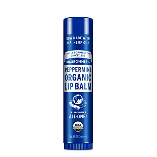 Dr. Bronner's Organic Peppermint Lip Balm - 0.15 oz