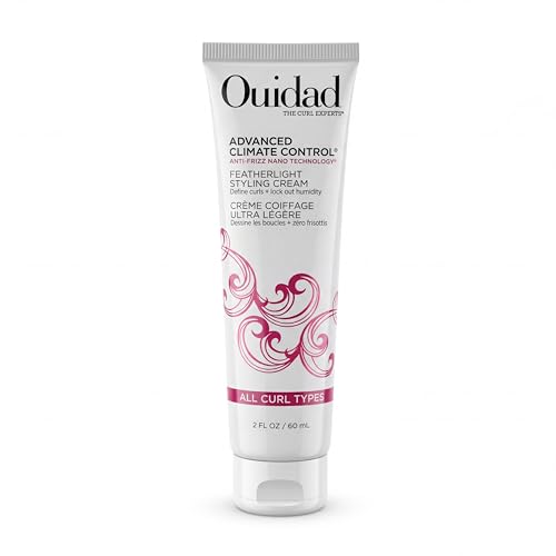 Ouidad Advanced Climate Control Featherlight Curls Cream - Frizz-Free, Soft Hold for All Curl Types
