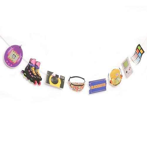 90s Party Decorations Banner - Retro Bachelorette & Birthday Decor